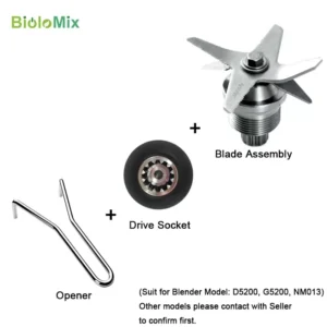 Biolomix Blender spare parts stainless steel hardened